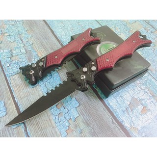 Dao Phượt Rồng Lửa Đỏ 21cm Gấp Gọn Cao Cấp