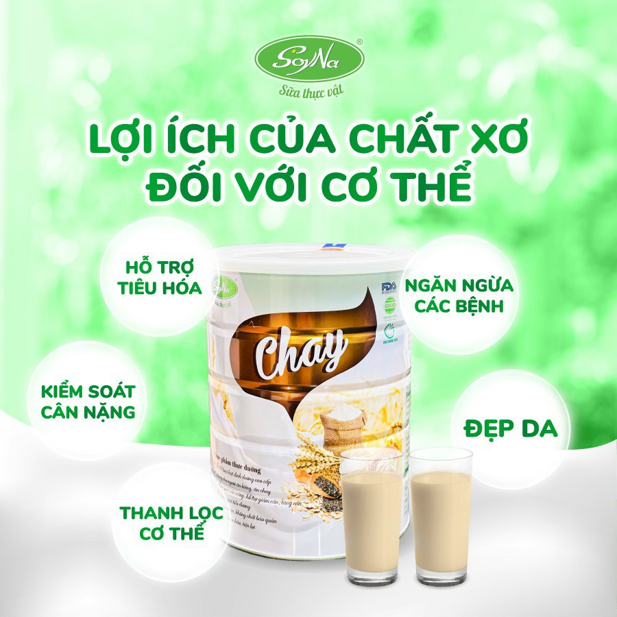 Sữa thực vật Soyna Chay. Sữa dành cho người ăn kiêng, giảm cân, ăn chay, người thích ăn chế độ Heathy tốt cho sức khỏe