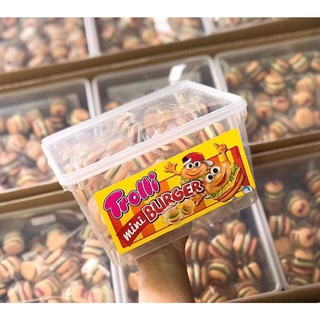 Kẹo dẻo Trolli Mini Burger Đức (combo 10 cái)