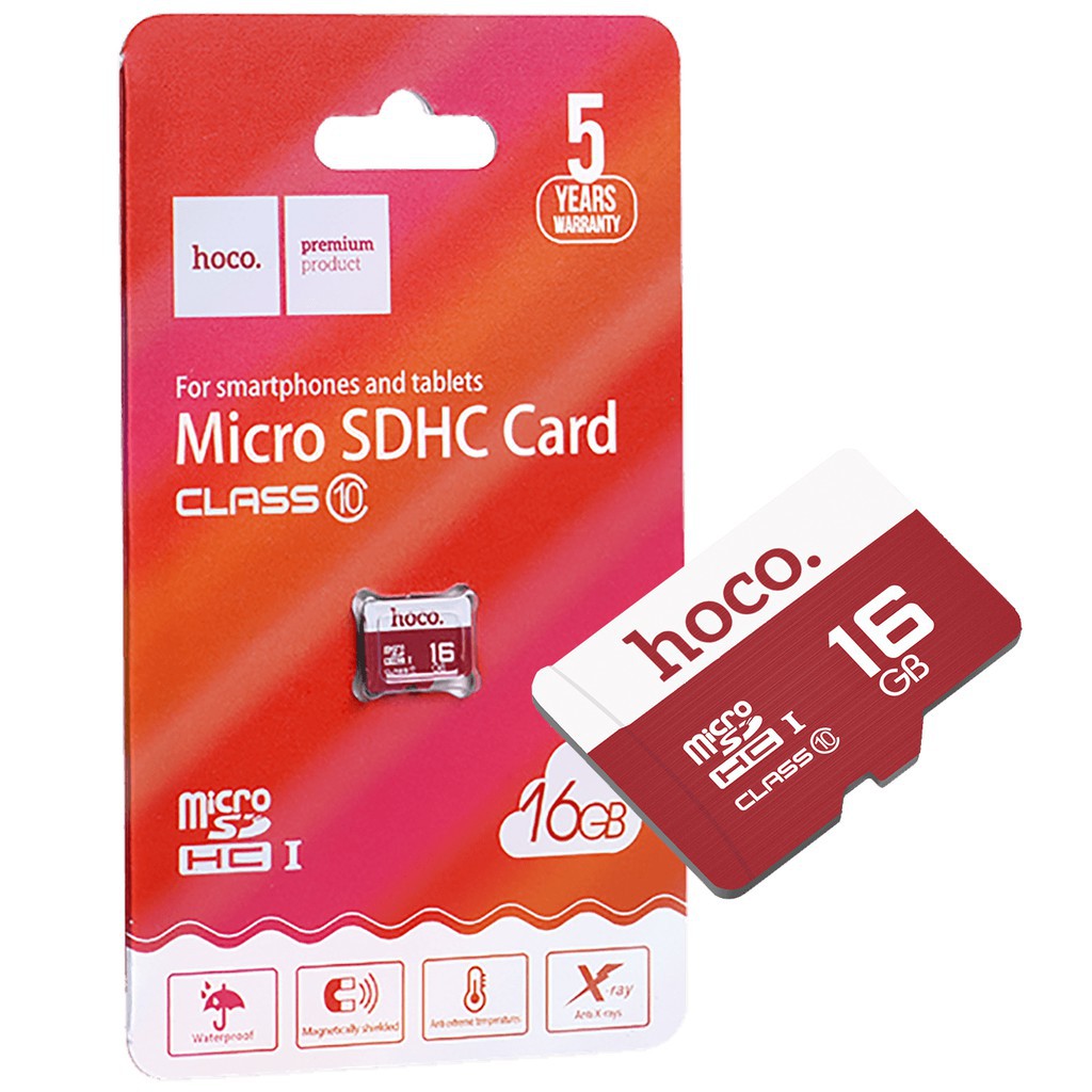 Thẻ Nhớ Micro SD Hoco Class 10 Đủ Dung Lượng 64GB 32GB 16GB 8GB 4GB - Tốc Độ Đọc 40-95Mb/s - Bảo Hành 5 Năm | BigBuy360 - bigbuy360.vn