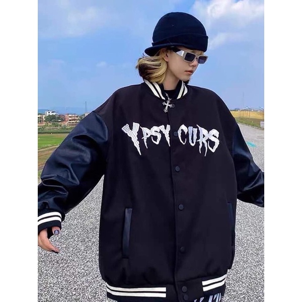 Áo khoác nỉ PSY tay da HD12