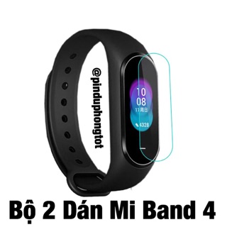 Bộ 2 Dán Màn Hình Xiaomi Mi Band 4