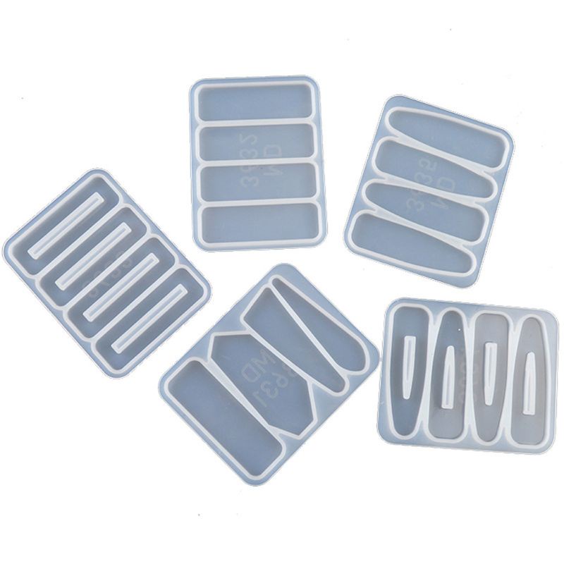 Khuôn Silicone Làm Kẹp Tóc Bằng Epoxy Resin