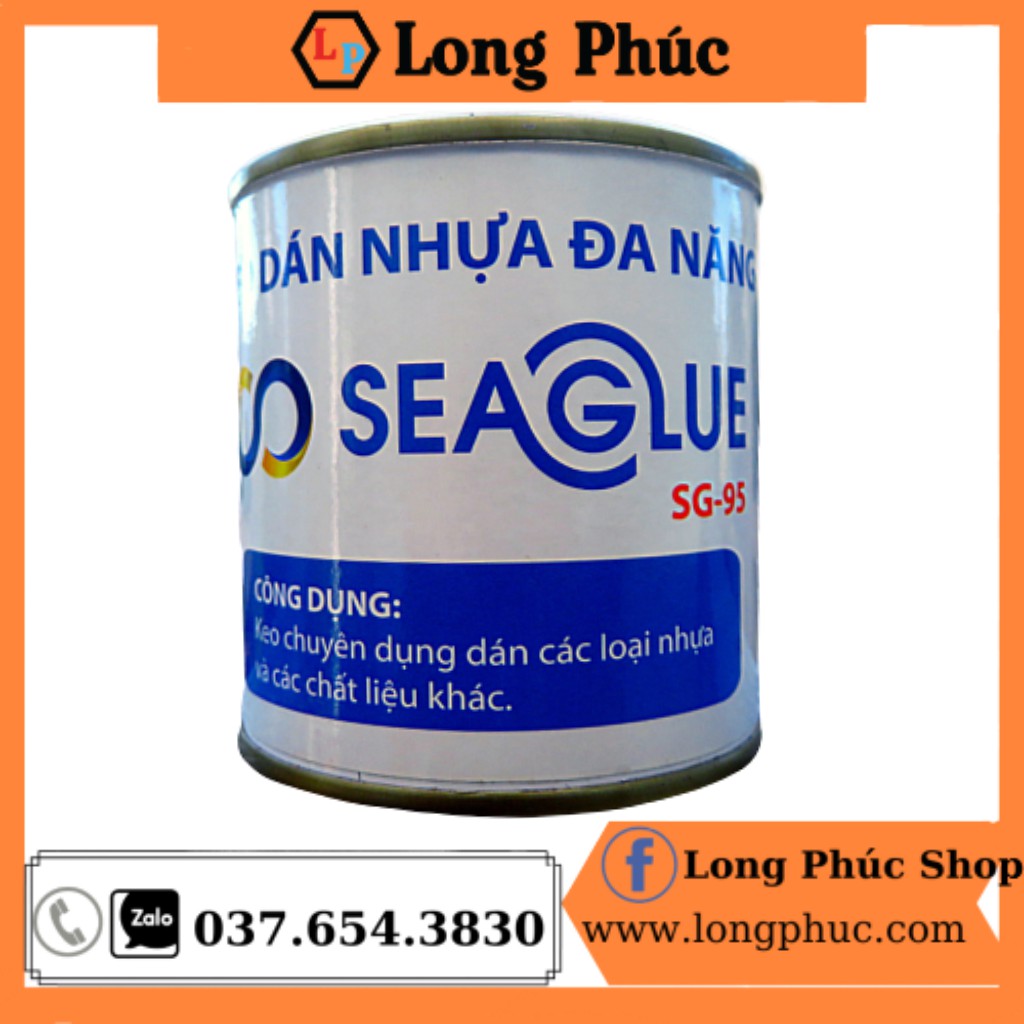 Keo Dán Bình Nước Seaglue SG-95 FREESHIP Keo Dán SeaGlue Trong Suốt, Chịu Nước, Dính Chắc|Lọ 300gr|Long Phúc Shop