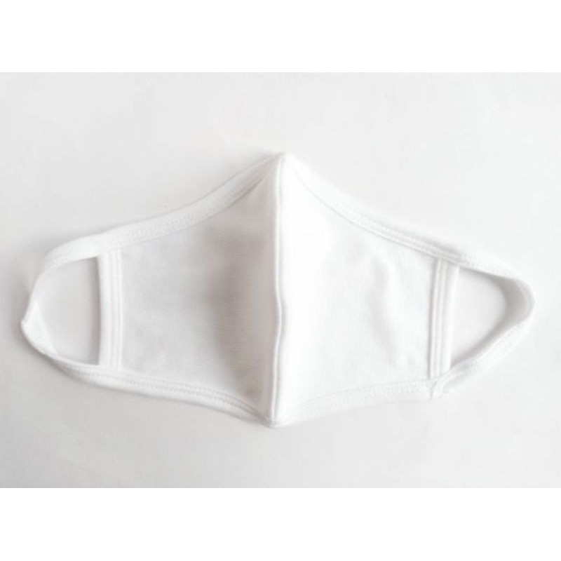 Khẩu trang vải 2 lớp 100% cotton. Tái sử dụng nhiều lần ( Màu đen, trắng, xám, xám đen, đỏ) | BigBuy360 - bigbuy360.vn