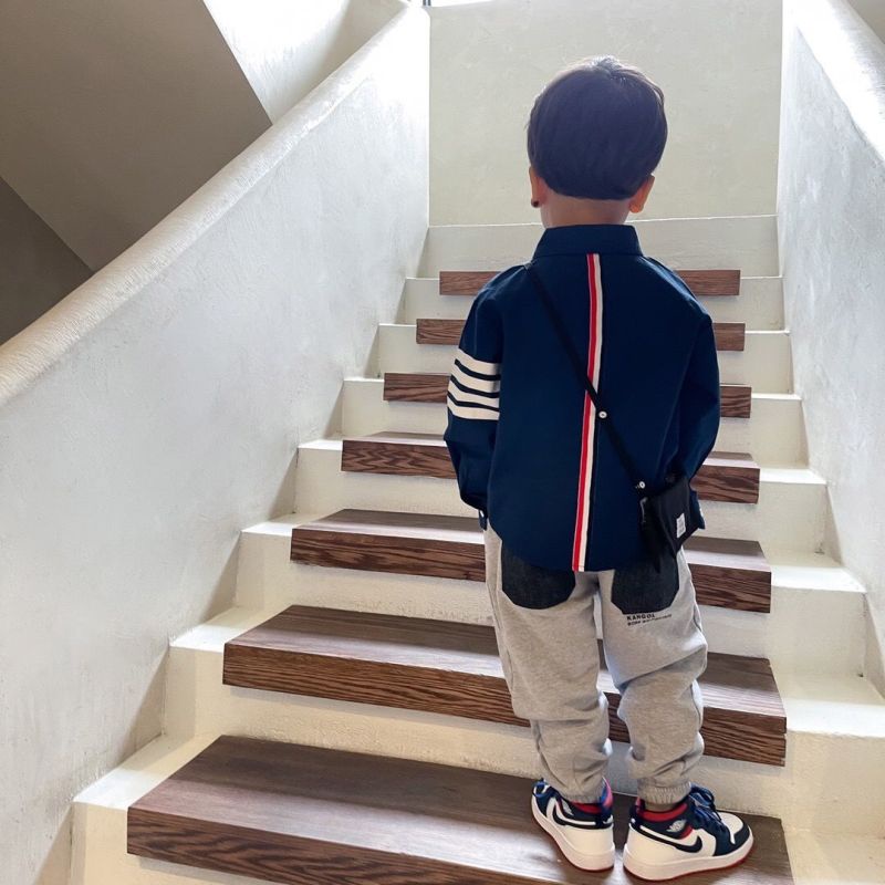 Áo Sơ Mi Tay Dài Thời Trang Dành Cho Bé Trai