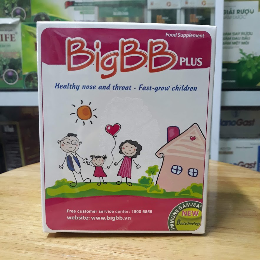 Cốm BigBB plus giảm nhanh triệu chứng viêm đường hô hấp trên ở trẻ