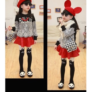 Quần tất giả bốt hình micky len mịn cho bé gái