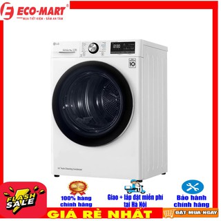 Dvhp09w - máy sấy bơm nhiệt lg inverter 9 kg dvhp09w - heatpump