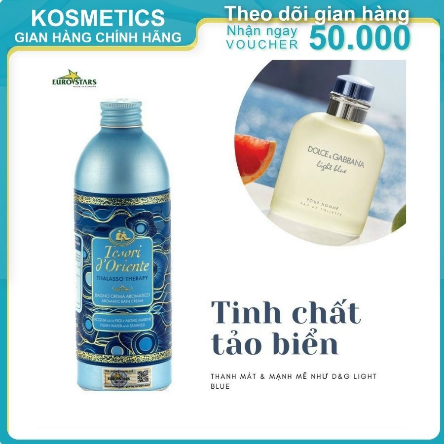 Sữa tắm nước hoa Ý Tesori d Oriente Thalasso Therapy hương Tinh Chất Tảo Biển thumbnail