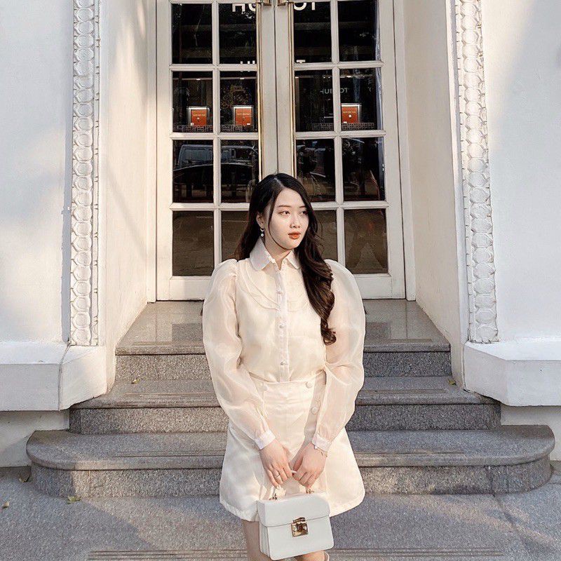 Áo somi voan tơ cao cấp