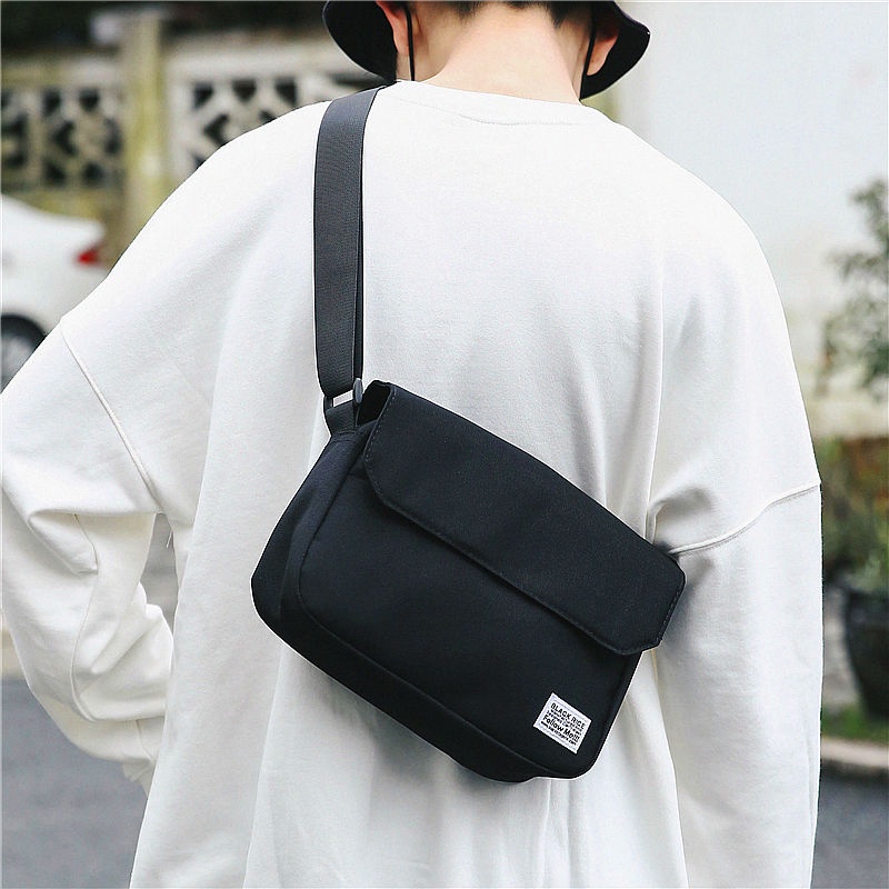 ▧✇ Túi đeo vai vải Canvas thiết kế đơn giản phong cách Retro | BigBuy360 - bigbuy360.vn