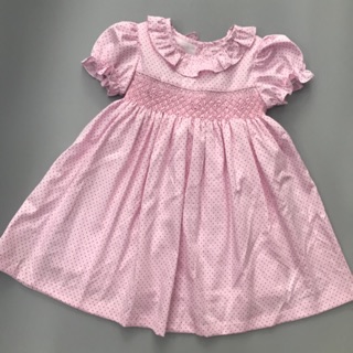 Sỉ lô đầm neck&neck, màu hồng baby chấm bi