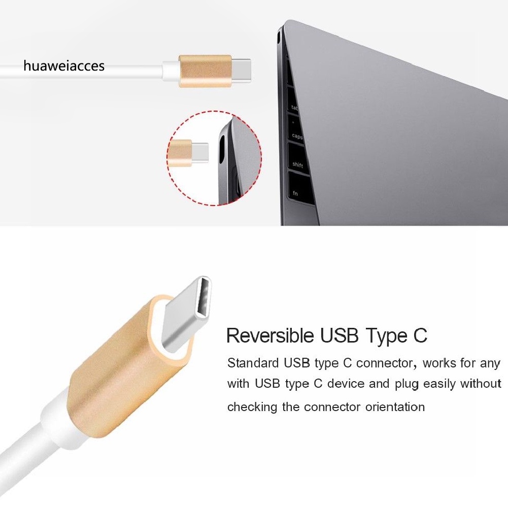 Bộ Chuyển Đổi Hua 3 Trong 1 Usb 3.1 Type C Sang 4k Hdmi-Compatible Usb 3.0 Hub | BigBuy360 - bigbuy360.vn