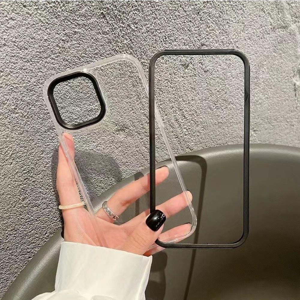 Ốp điện thoại trong khung acrylic chống sốc thích hợp cho iPhone 13 Pro Max 12 Pro Max 11 Pro Max 7 Plus XR XS MAX 11