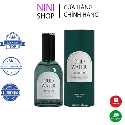 Nước hoa tự nhiên cao cấp W.DRESSROOM Natural Life Perfume Oud Water 100ml - Ninishop