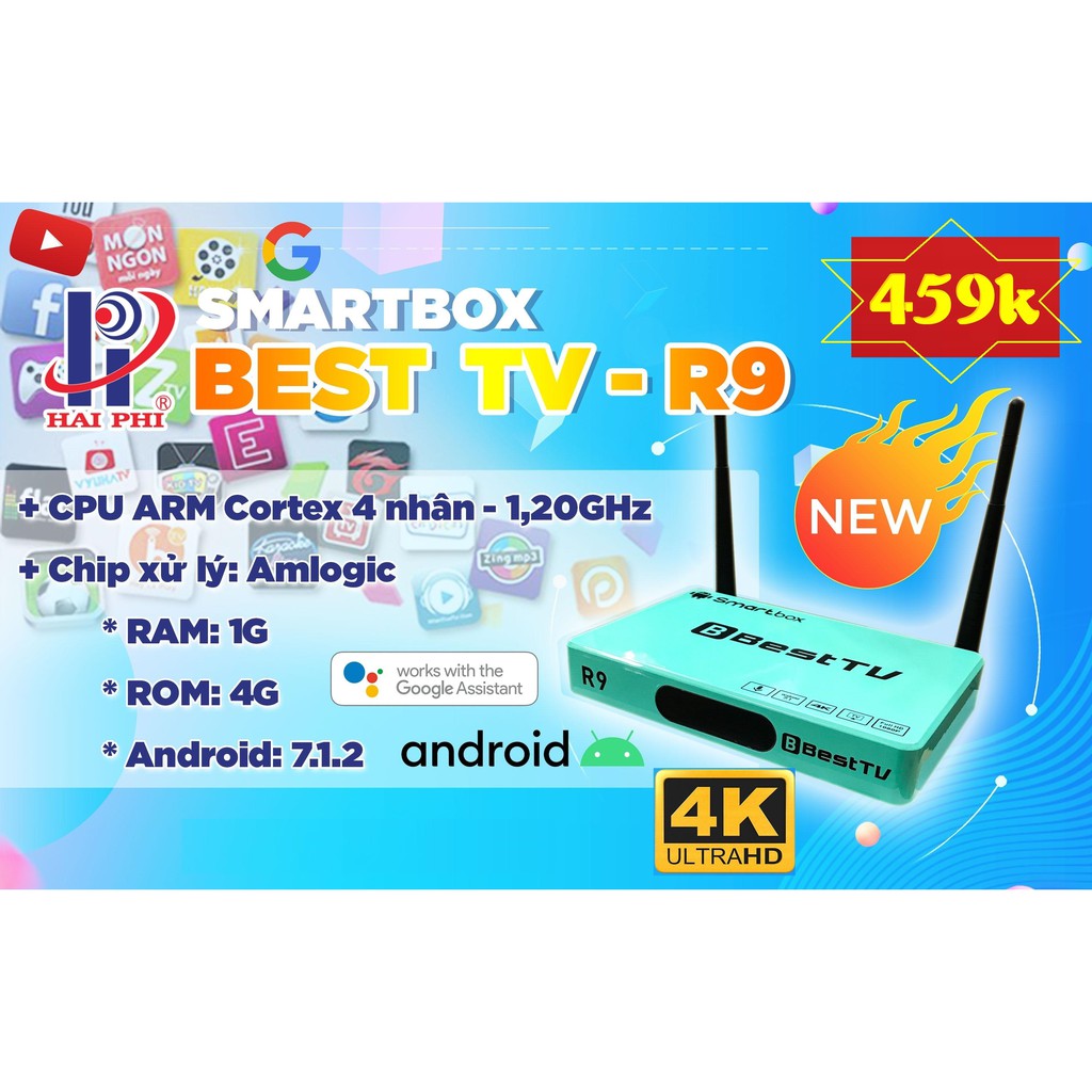 Tivi box R9 - Biến Tivi thường thành Tivi Thông Minh