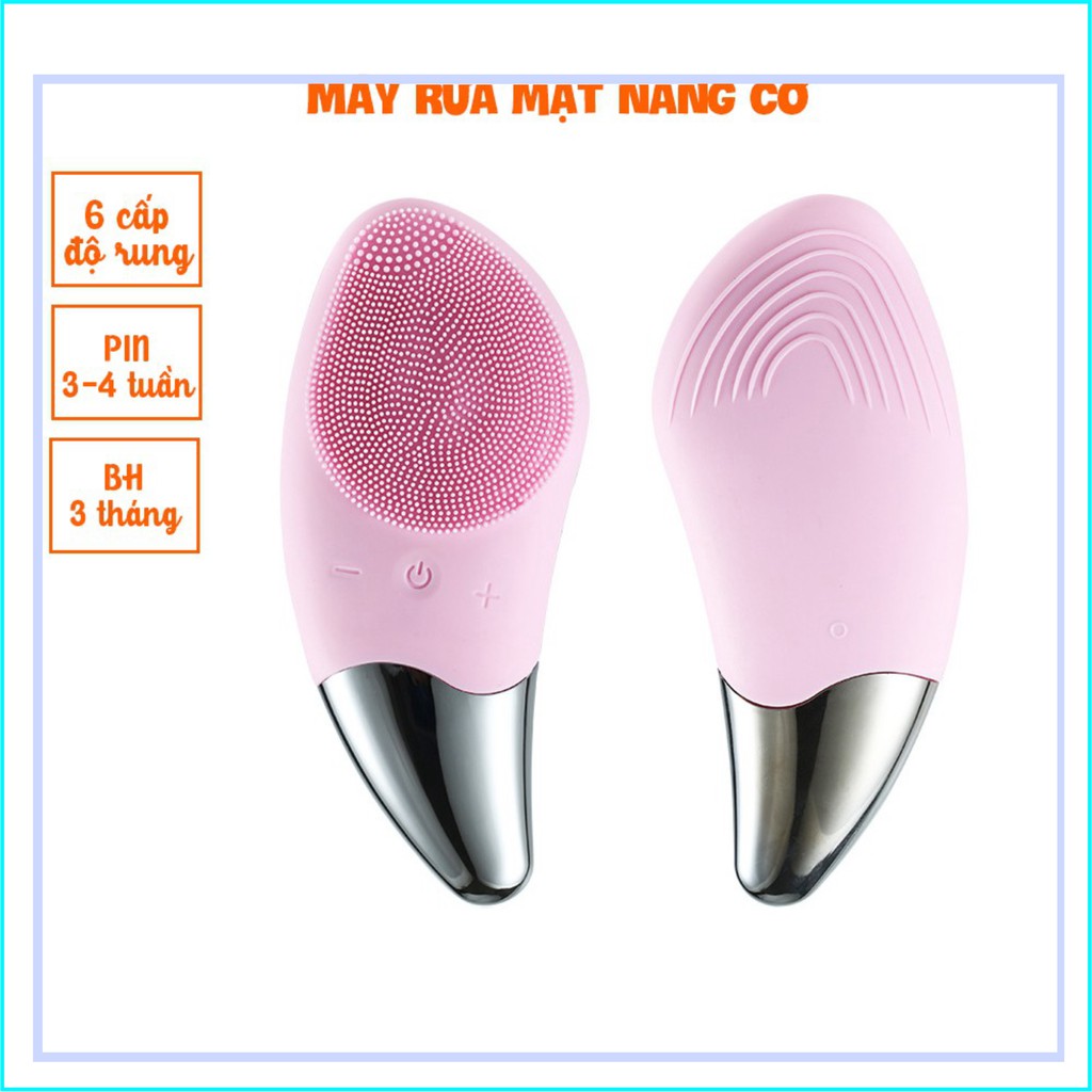 Máy rửa mặt SONIC FACIAL công nghệ mới TẶNG QUẤN ĐẦU– Rửa mặt – Massage nâng cơ hiệu quả