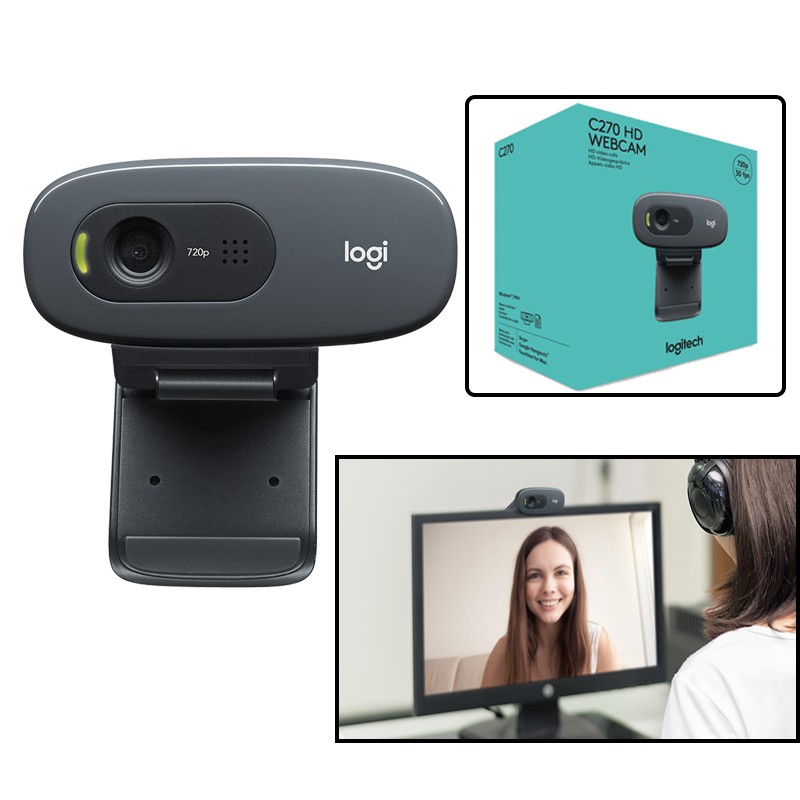 Webcam Logitech C270 hàng chính hãng bảo hành 12 tháng