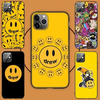 Ốp điện thoại EL41 silicon mềm in hình Drew House cho iPhone 11 12 Mini Pro Max 11pro 12pro 12mini