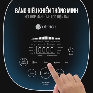 Nồi Cơm Điện Tử Elmich 1,2L RCE-1789