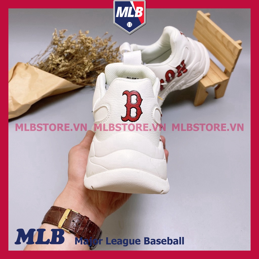 Giày MLB Boston Nam Nữ, Giày Boston Nữ Sneaker Da Bò Cao Cấp Đế Tăng Chiều Cao 4cm | BigBuy360 - bigbuy360.vn