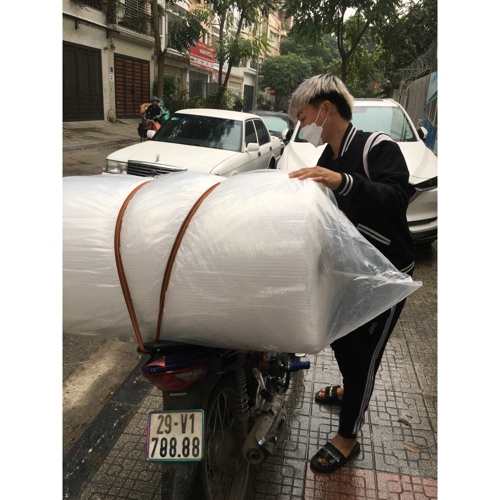 100m BÓNG KHÍ KHỔ 40cm XỐP HƠI BONG BÓNG NILON AN HẢO - CHỐNG XỐC GIẢM VA ĐẬP TỐI ĐA, BỌC ĐƯỢC TẤT CẢ CÁC MẶT HÀNG