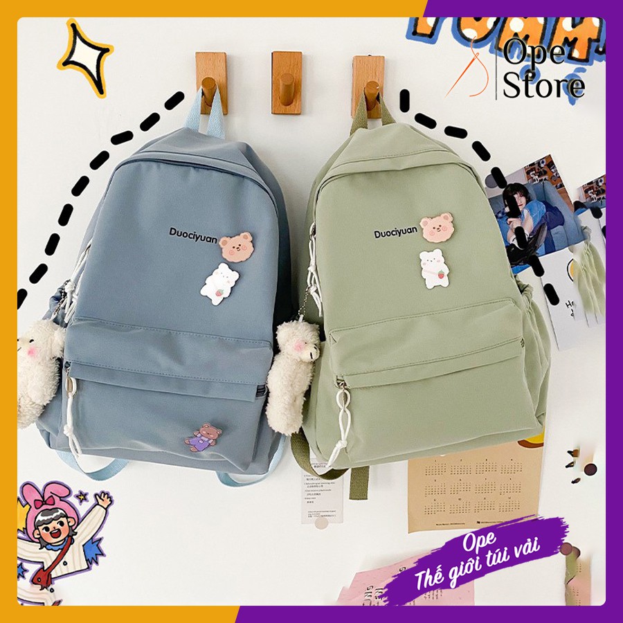 Balo Ulzzang nam, nữ basic đi học, đi chơi phong cách Hàn Quốc