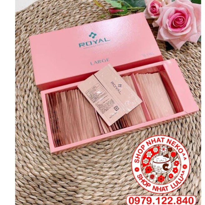 [Tách Lẻ 1 gói] Mặt Nạ tinh chất Serum nhau thai cuống rốn Royal Large Placenta Nhật bản