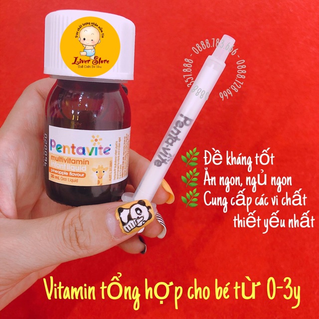 Vitamin Tổng hợp PENTAVITE cho bé từ 0-3y