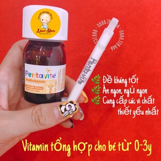 Vitamin tổng hợp pentavite cho bé từ 0-3y - ảnh sản phẩm 1
