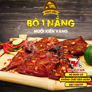 Bò 1 nắng muối kiến vàng thúy liễu | đặc sản phú yên | 500gr | hỏa tốc tp.hcm