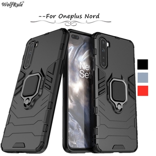 Ốp lưng giáp cứng có nhẫn chống cho điện thoại Oneplus Nord 5G