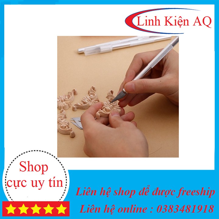 Cán dao mổ số 3 kèm 10 lưỡi dao mổ số 11