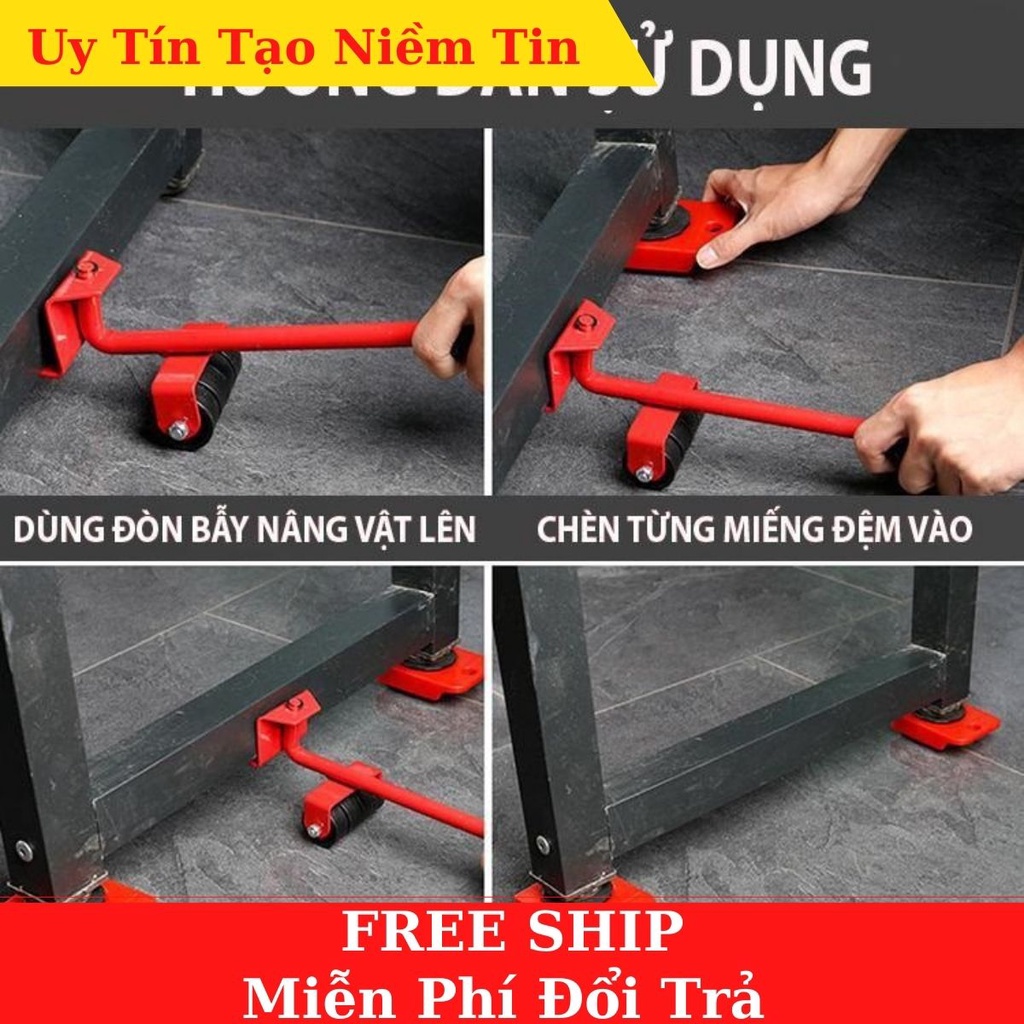 Bộ dụng cụ hỗ trợ di chuyển đồ thông minh, nâng đồ một cách dễ dàng