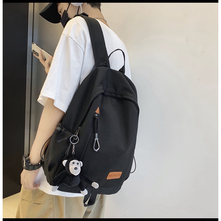 Balo ulzzang nam nữ đi học chống thấm basic BAG U MENGTU24