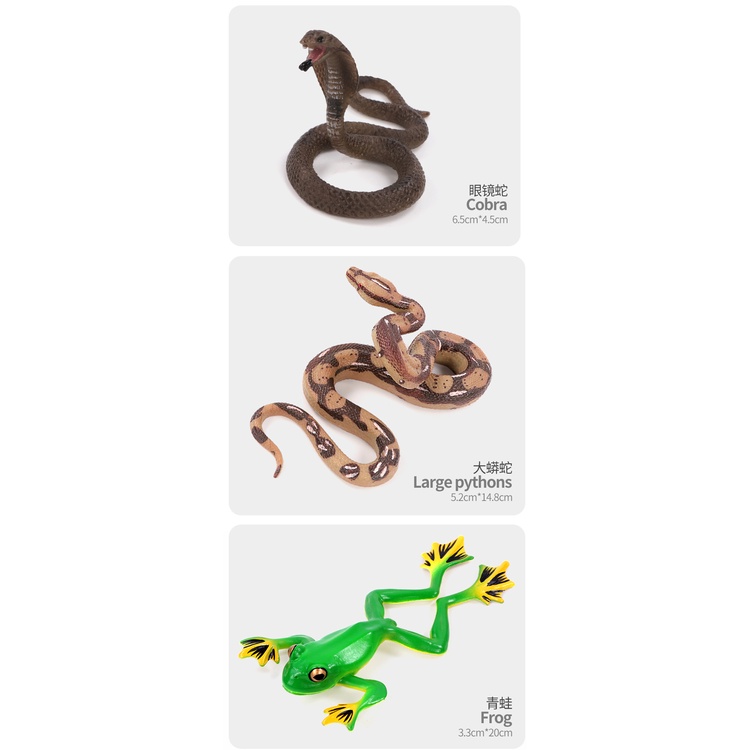 Đồ chơi mô hình côn trùng bò sát cho trẻ nhỏ