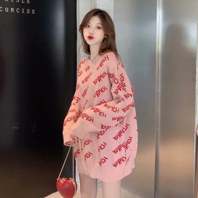 (ORDER) Áo len tay dài chữ ulzzang Bigsize S-5XL _ có ảnh thật