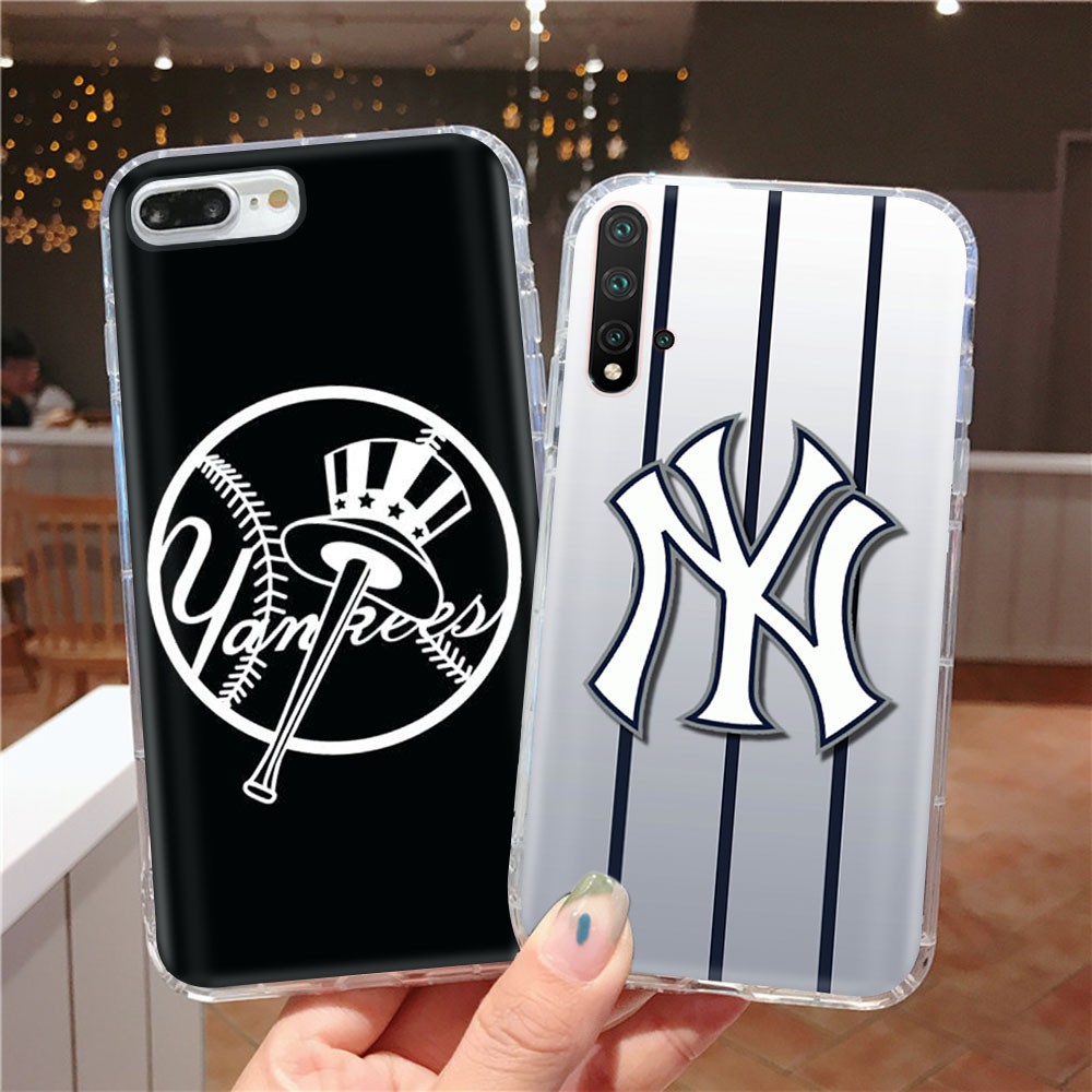 Ốp Điện Thoại Trong Suốt In Logo Ny Yankees Độc Đáo Cho Asus Zenfone 6 6z 5 5z 3 Zoom Live L1 Rog Phone Strix Ii 7 Pro At94