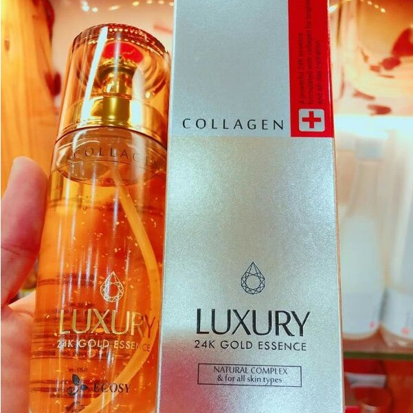 Tinh Chất Ngừa Lão Hóa Da Ecosy Collagen Luxury 24K Gold Essence (120ml)