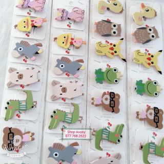 Kẹp tóc mái trẻ em hình thú