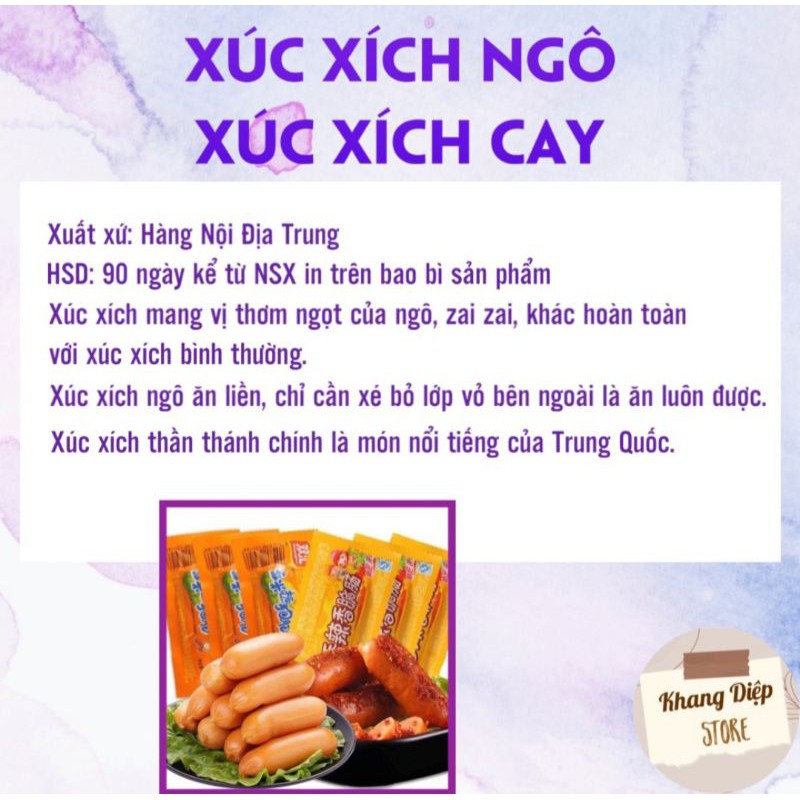Xúc xích ngô ngon | BigBuy360 - bigbuy360.vn