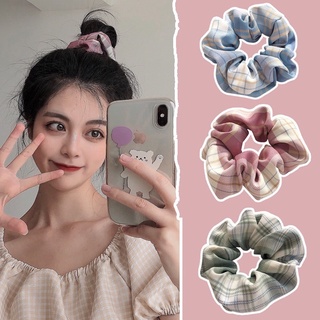 Dây cột tóc vải scrunchies phi bóng, đồ buộc tóc crunchies phụ kiện tóc chấm bi,vằn,báo