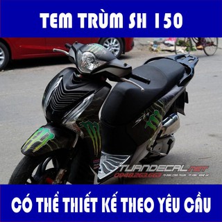 Tem Trùm Sh Monster - Có thể thiết kế theo yêu cầu riêng của từng khách hàng - Ship hàng toàn quốc