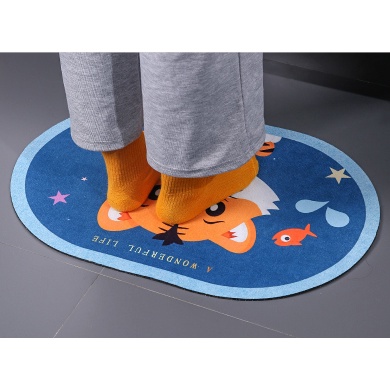 Thảm lau chân Silicon trải sàn siêu thấm hút nước chống trượt cao cấp đế cao su chất siêu dày phòng tắm