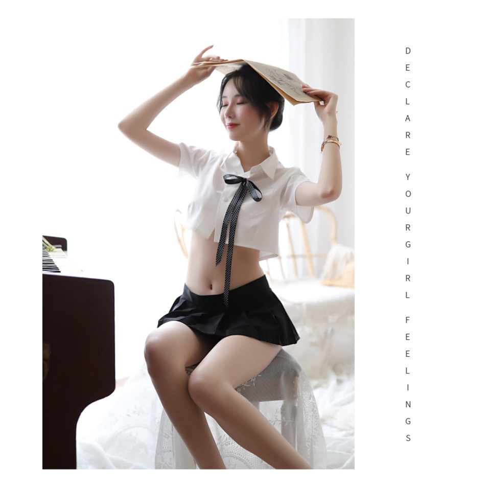 Đồ ngủ Cosplay nữ sinh thắt cà vạt sexy | BigBuy360 - bigbuy360.vn