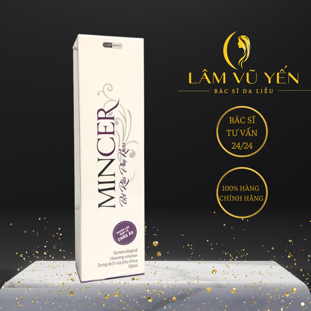Bọt Rửa Phụ Khoa Mincer Sạch Dịu Nhẹ, Ngăn Ngừa Nấm 150ml- Dr.Lâm Vũ Yến