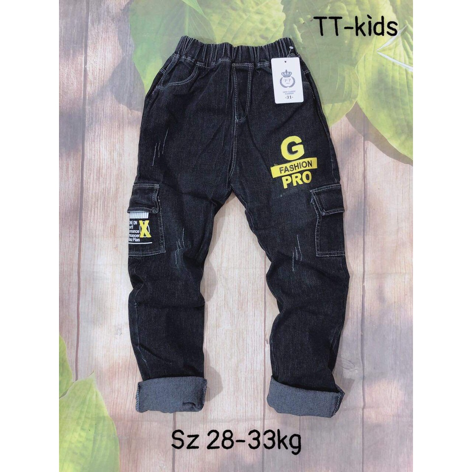 Quần jeans dài cá tính phong cách cho bé trai 10-35kg (RẤT NHIỀU MẪU-CHỈ GIAO MẪU NGẪU NHIÊN KHÔNG BÁN CHỌN)