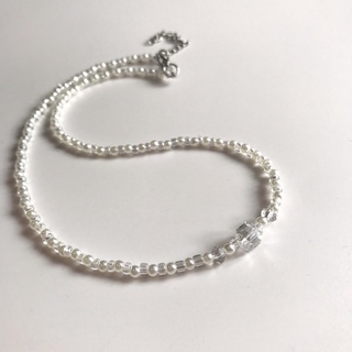 Dây Chuyền Pha Lê Vuông Bling Bling