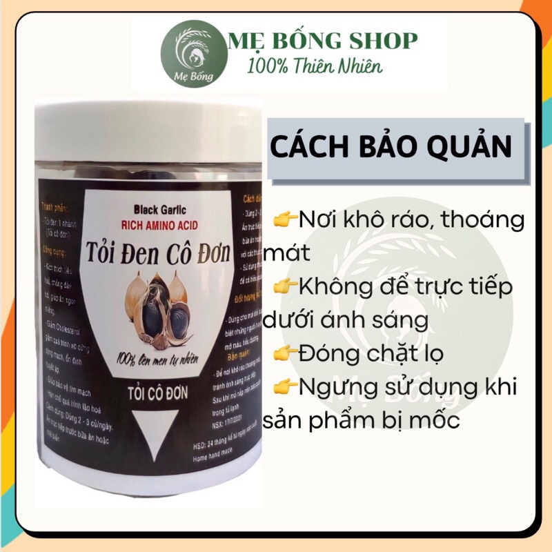 Tỏi đen cô đơn 1 nhánh hộp 300g🌺freeship🌺 tỏi Lý Sơn lên men tự nhiên | BigBuy360 - bigbuy360.vn